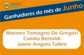 GANHADORES DO SORTEIO MUNICIPAL DA NOTA FISCAL GAÚCHA