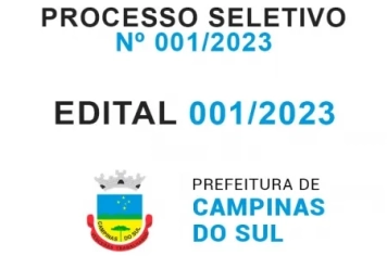 PROCESSO SELETIVO SIMPLIFICADO Nº 001/2023 - Abertura