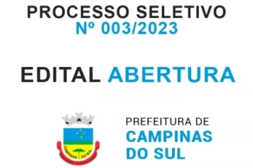 PROCESSO SELETIVO SIMPLIFICADO nº 003/2023