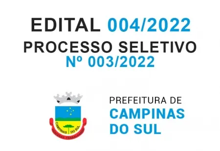 Edital nº 004/2022 – Resultado do Desempate - Processo seletivo simplificado nº 003/2022