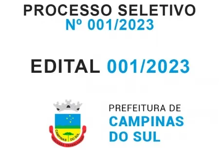 PROCESSO SELETIVO SIMPLIFICADO Nº 001/2023 - Abertura