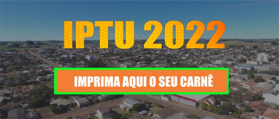 Banner IPTU 2022